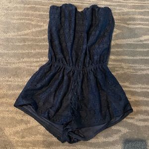 Strapless romper and/or swim suit cover up